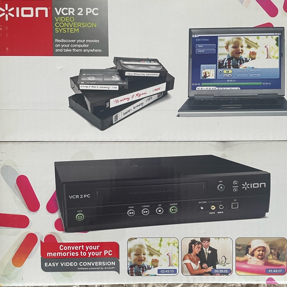 ION VCR 2 PC Video Conversion System - New in box